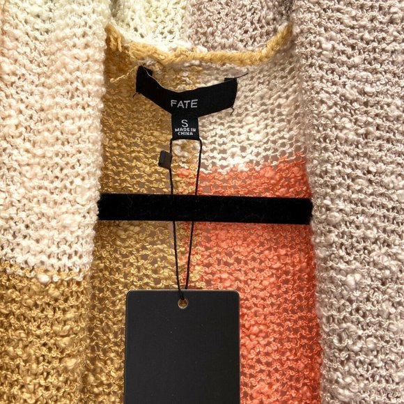 Fate Color Block Duster Cardigan NWT - Picture 3 of 5